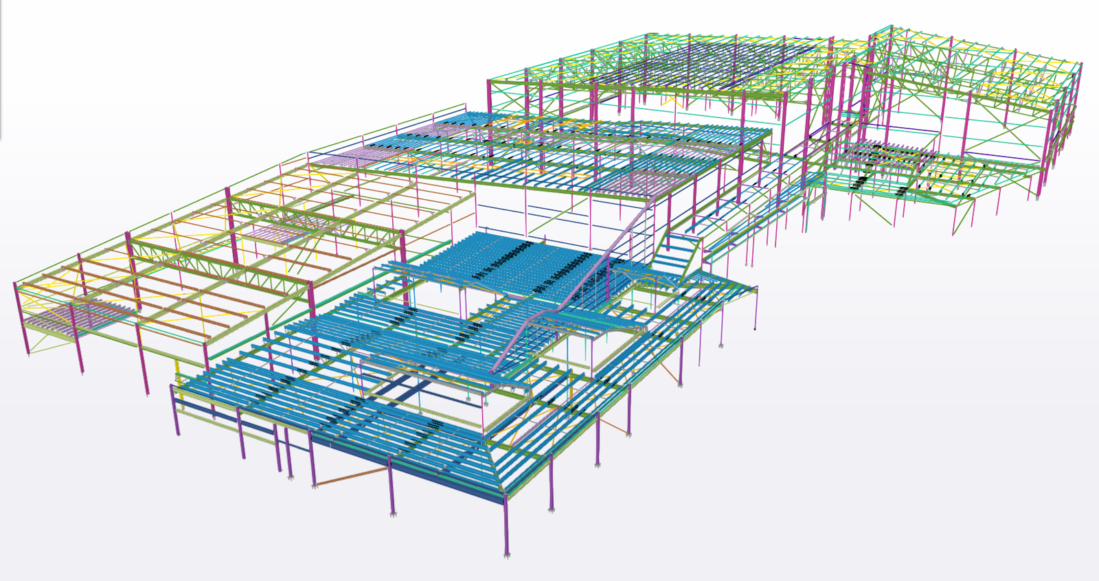 3DE Global Tekla model view of the Heffron Centre